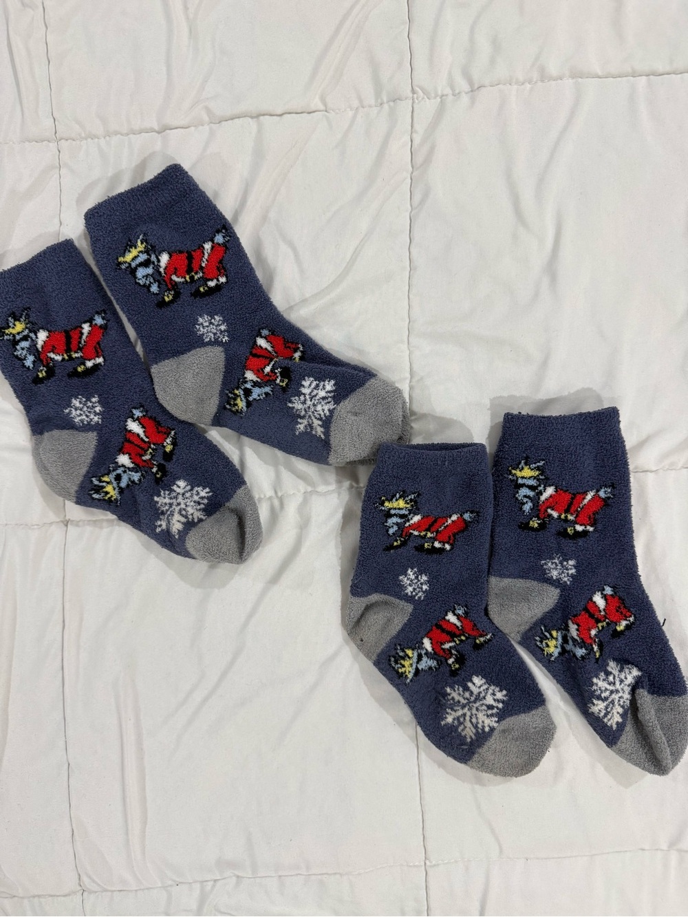 GOAT USA Nice Santa Fuzzy Socks